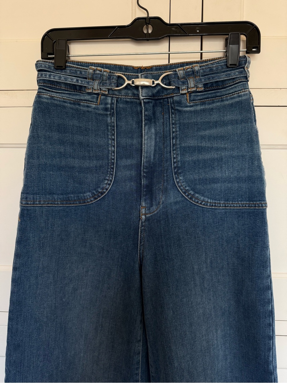 PILCRO Anthropologie Uptown High-Rise Wide-Leg Jeans - Picture 6 of 12